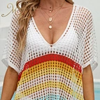 v-neck womens beach dresses